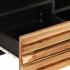 Mueble de TV madera maciza de acacia 100x34x46