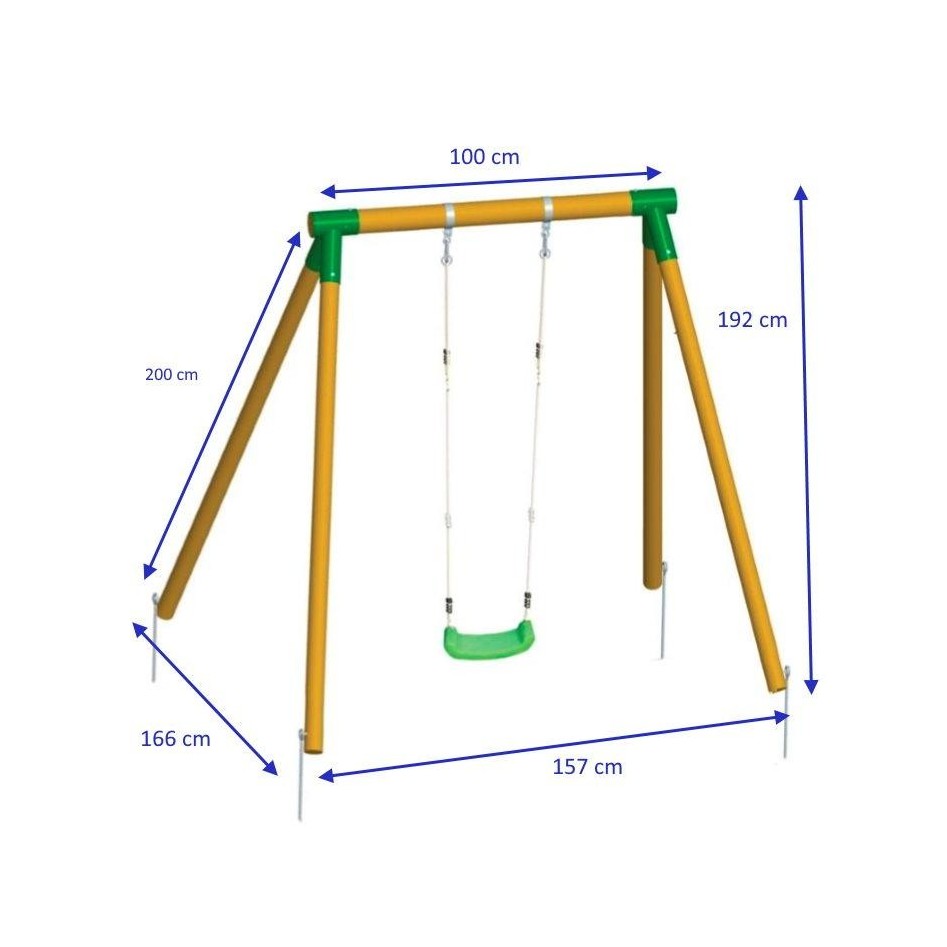 Kila individual Columpio Madera