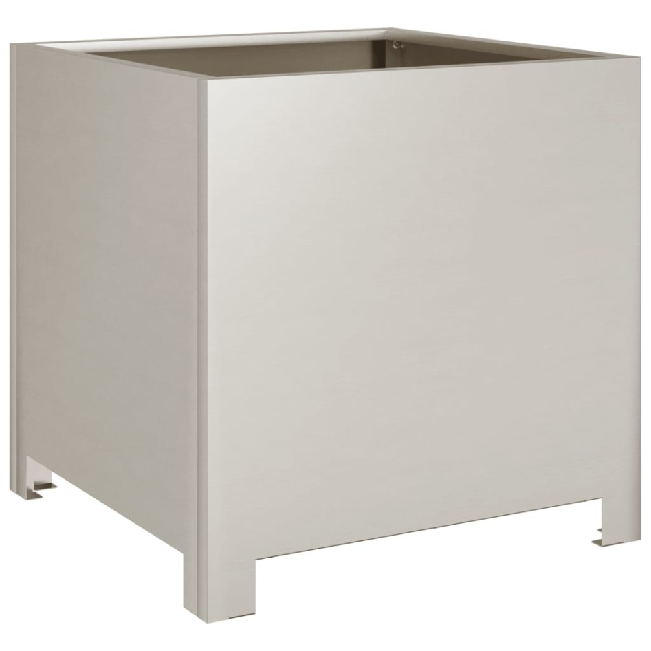 Jardinera de acero oxidado 40x40x40