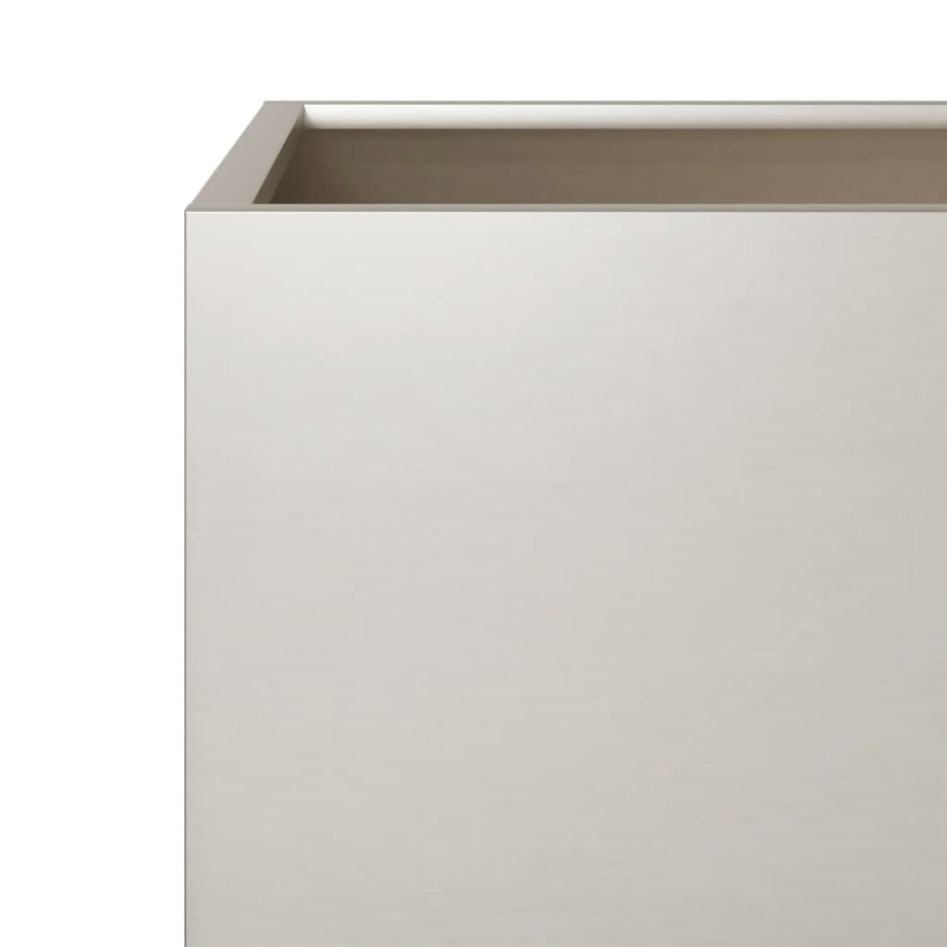 Jardinera de acero oxidado 40x40x40