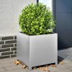 Jardinera de acero galvanizado 50x50x50 cm