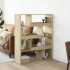 Separador de ambientes madera roble Sonoma 100x33x125,5
