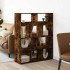 Separador de ambientes madera roble ahumado 100x33x125,5