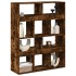 Separador de ambientes madera roble ahumado 100x33x125,5