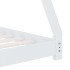 Estructura de cama infantil madera maciza pino blanca 90x200