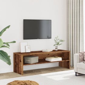 Mueble de TV madera de ingeniería envejecida 120x40x40