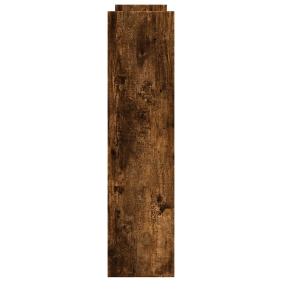 Carro de almacenaje estrecho 4 niveles madera roble