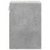 Muebles TV de pared luces LED 2 uds gris hormigón 41x31x45