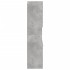 Armario pared baño madera ingeniería gris hormigón 30x30x130