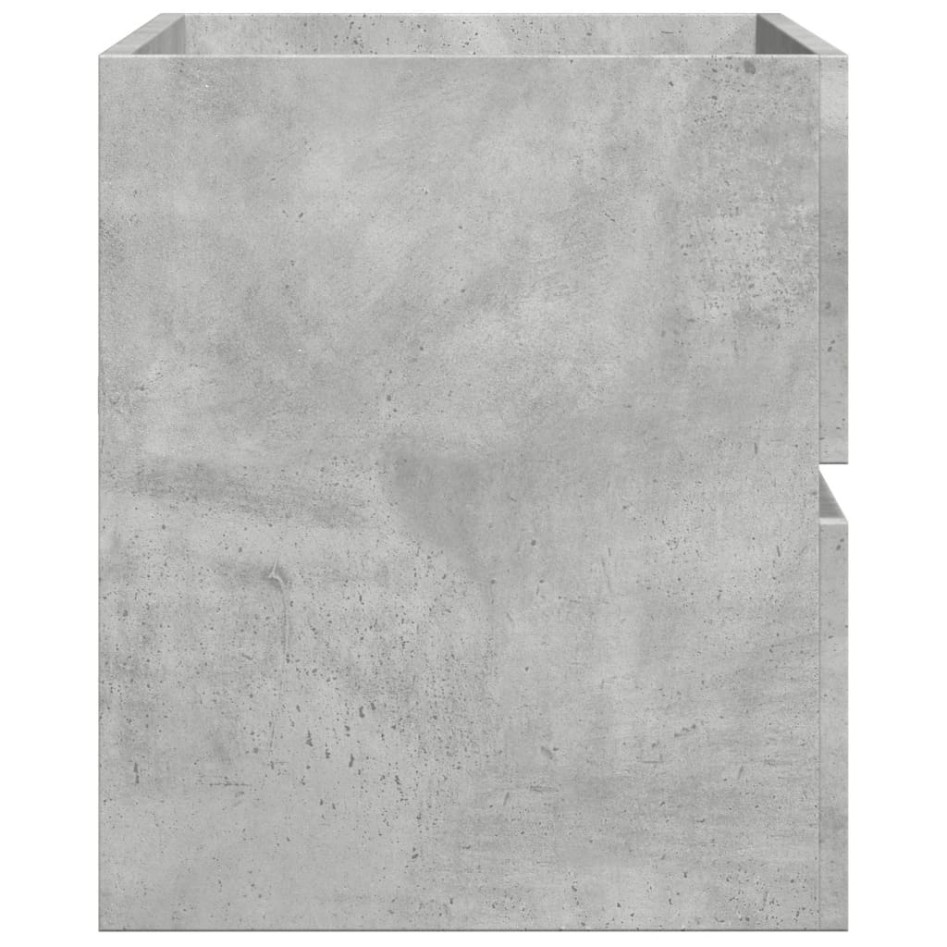 Armario para lavabo contrachapada gris hormigón 90x38,5x45