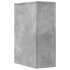 Armario de baño estrecho con ruedas madera gris