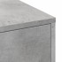 Armario de baño estrecho con ruedas madera gris