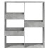 Separador de ambientes madera gris hormigón 100x33x115