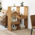 Separador de ambientes madera roble artisian 100x33x115