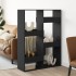 Separador de ambientes madera ingeniería negro 100x33x135