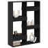 Separador de ambientes madera ingeniería negro 100x33x135