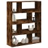 Separador de ambientes madera roble ahumado 100x33x125,5