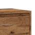 Mesitas de noche 2 uds madera ingeniería envejecida 40x30x40