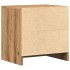 Mesitas noche 2 uds madera ingeniería marrón roble 40x30x40
