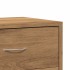 Mesitas noche 2 uds madera ingeniería marrón roble 40x30x40