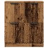 Aparador de madera de ingeniería envejecida 60x30x70