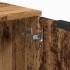 Aparador de madera de ingeniería envejecida 60x30x70