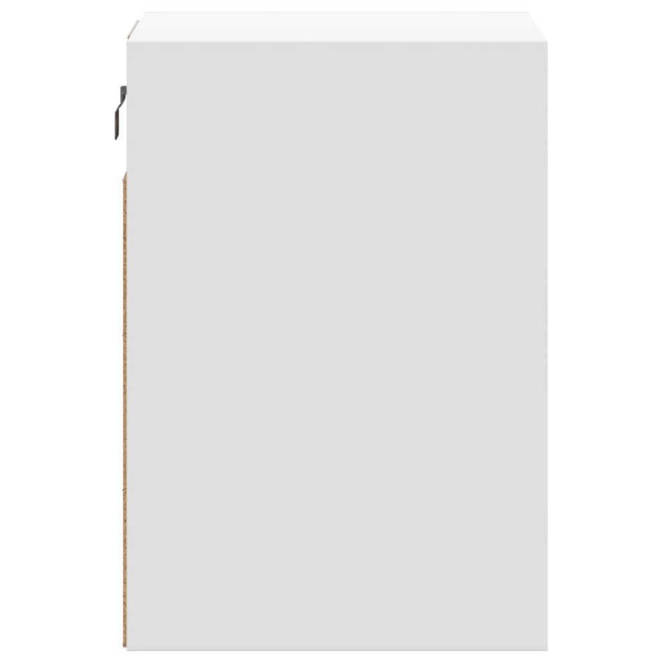 Mueble de TV de pared con luces LED blanco 41x31x45