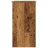 Escritorio de madera ingeniería madera envejecida 80x40x75