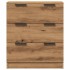 Aparador de madera de ingeniería roble artisan 60x30x70