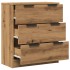 Aparador de madera de ingeniería roble artisan 60x30x70