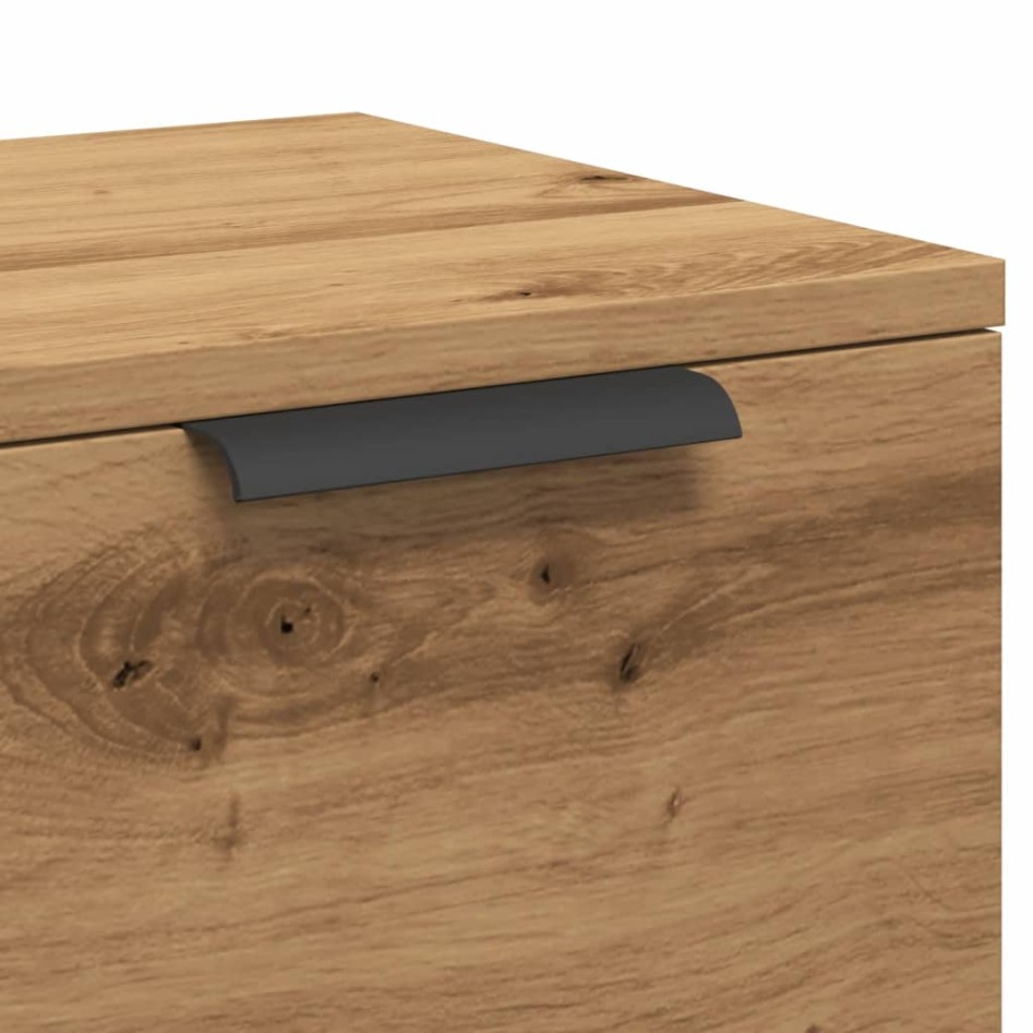 Aparador de madera de ingeniería roble artisan 60x30x70