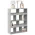 Estantería madera de ingeniería gris hormigón 100x33x125,5