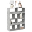 Estantería madera de ingeniería gris hormigón 100x33x125,5 cm