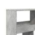 Estantería madera de ingeniería gris hormigón 100x33x125,5