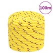 Cuerda de barco polipropileno amarillo 16 mm 100 m