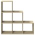 Librería divisor 3 niveles madera roble Sonoma 99x29x99