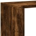 Librería divisor 3 niveles madera roble ahumado 99x29x99