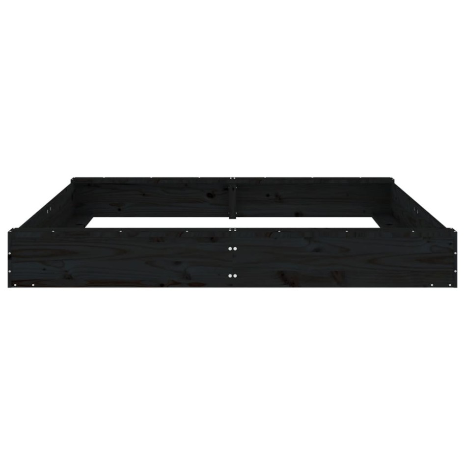 Arenero con asientos cuadrado madera maciza de pino