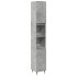 Armario de baño madera contrachapada gris hormigón 30x30x190