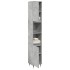 Armario de baño madera contrachapada gris hormigón 30x30x190