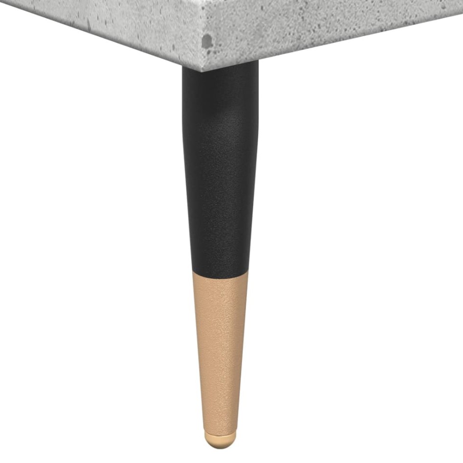 Armario de baño madera contrachapada gris hormigón 30x30x190