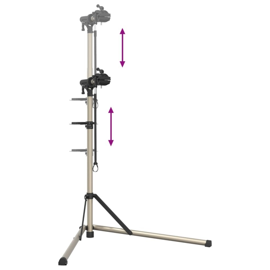 Soporte reparación de bicicletas plegable aluminio 102-160