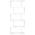 Librería divisor 5 niveles madera ingeniería blanco