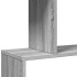 Librería divisora 5 niveles madera gris Sonoma 70x24x161