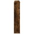 Borde de chimenea madera ingeniería roble ahumado 100x20x100
