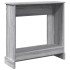 Borde de chimenea madera ingeniería gris Sonoma 90x30x90