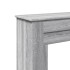 Borde de chimenea madera ingeniería gris Sonoma 90x30x90