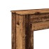 Borde de chimenea madera ingeniería envejecida 90x30x90