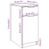 Armario de baño madera ingeniería roble artisan 33x50x75