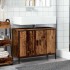 Armario lavabo baño madera ingeniería envejecida 80x30x60